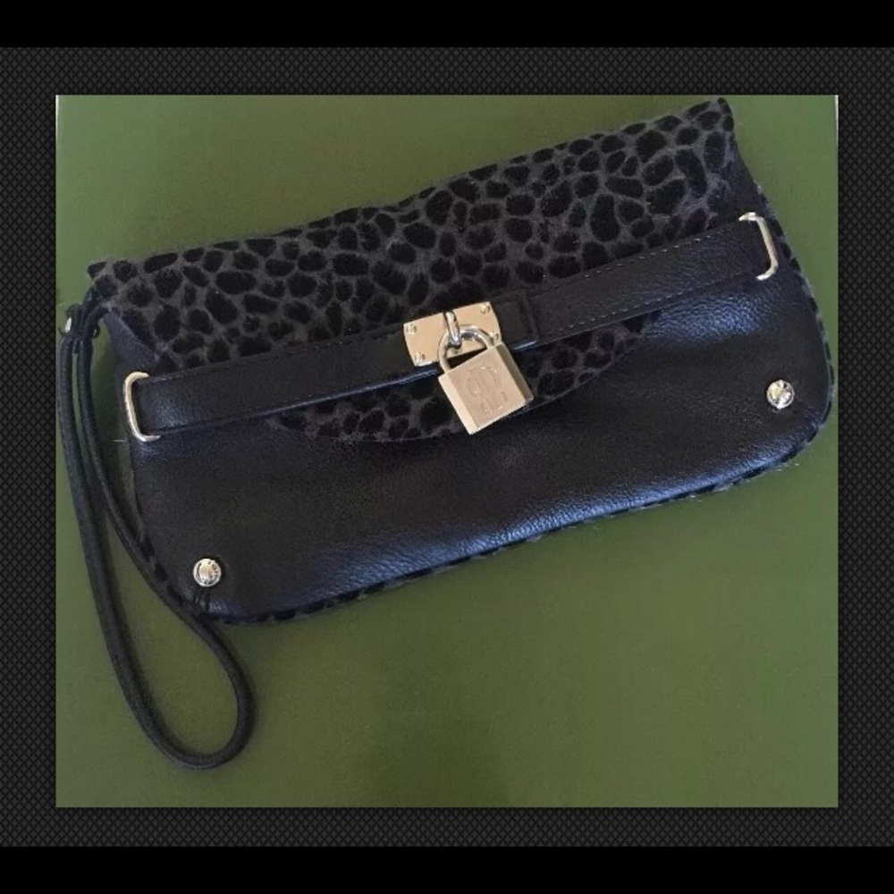 JLO Black Clutch Purse